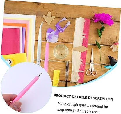 STOBOK 12pcs Paper Rolling Kit Quilling Needle Pen DIY Craft Tweezer for Art Projects - Image 5