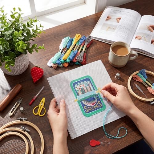 XunYee Needlepoint Canvas Kit, Sardine - Image 5