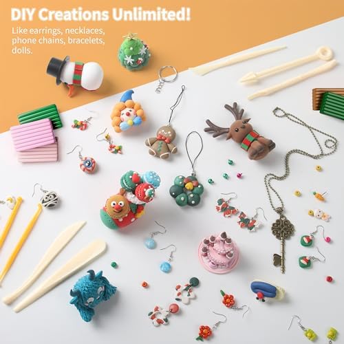 Polymer Clay 85 Colors, Modeling Clay for Kids, Oven Bake Molding Clay Kit - Image 5