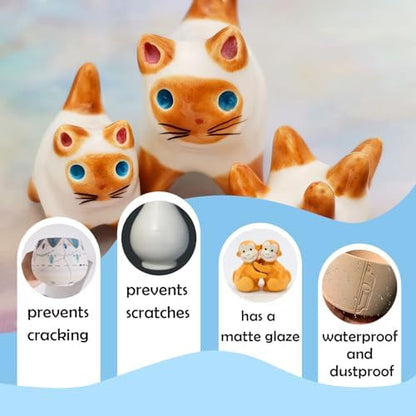 500ml Air Dry Clay Glaze, Protect Clay Surfaces,Delivers Matte Glaze Effect - Image 5
