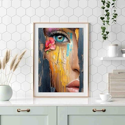 DYAIANGMU Woman Paint by Numbers Kit for Adults Beginners 19.6X15.7 inch - Image 3