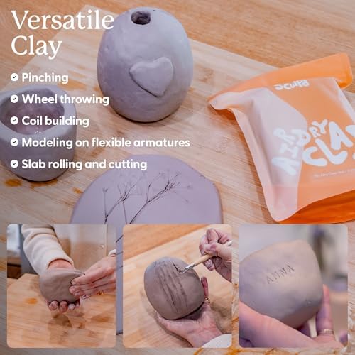 Sculpd Air Dry Clay, Premium Self-Hardening Modeling Clay, 2.2lbs Bag - Image 5