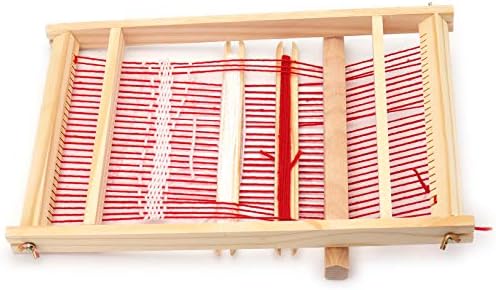 Yesland Multi-Craft Weaving Loom - Wooden Loom Large Frame Handcraft for Kids and Beginners -15.6 x 9.7 x 1.2 Inches (Pack of 2) - Image 3