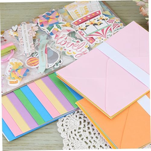 Paper Card Making Kits 15PCS Colorful Handmade Greeting Card Kits Diy Making Material Set For Birthday Invitation, Thanksgiving, Christmas, Holiday. - Image 4
