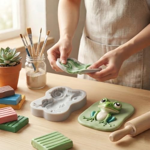 Frog Polymer Clay Molds Frog Silicone Mold - Image 5