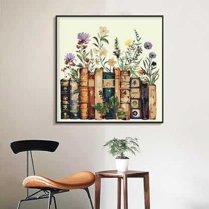 Yezavesu Book Framed Paint by Numbers Kit for Adults Beginner - Image 6