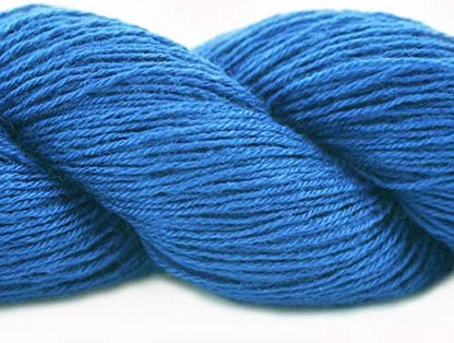 Lotus Yarns Swan Lake Lace Weight 50% Cashmere 40% Fine Wool 10% Angora Blended Hand Knitting Yarns for Comfortable Baby and Adult Clothing for Fashion Garment Baby Clothe (23-Dark Blue) - Image 2