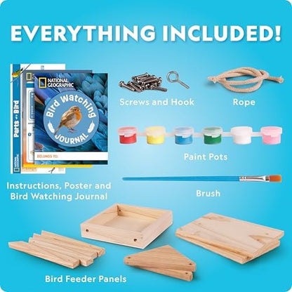 National Geographic Build Your Own Bird Feeder Craft Kit for Kids - Image 4