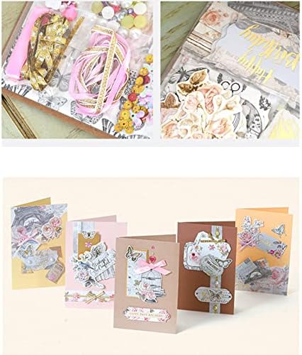 Gigicloud Paper Card Making Kits Colorful Handmade Greeting Card Kits DIY Making Material Set for Birthday Invitation, Thanksgiving, Christmas,Holiday,Baby Shower - Image 5
