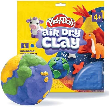 Play-Doh Air Dry Clay, 5 oz. Blue Clay Bag, Art Supplies, Craft Supplies, Clay Tools & Kit, ModelingClay for Kids, Air Dry Clay Kit, Arts & Crafts for Adult and Kids by Play-Doh
