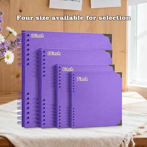 Scrapbook Album 10x10 Inch - Hardcover Kraft Paper Photo Album with 40 Pages, Memory Book for Wedding, Anniversary, Family, Christmas, Baby Shower, Ideal for Preserving Precious Moments - Image 6
