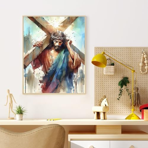 Dawnsphere Jesus Paint by Numbers Kit for Adults Without Frame 16x20 in - Image 2