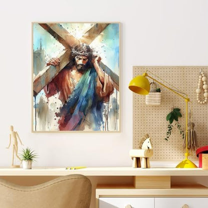 Dawnsphere Jesus Paint by Numbers Kit for Adults Without Frame 16x20 in - Image 2