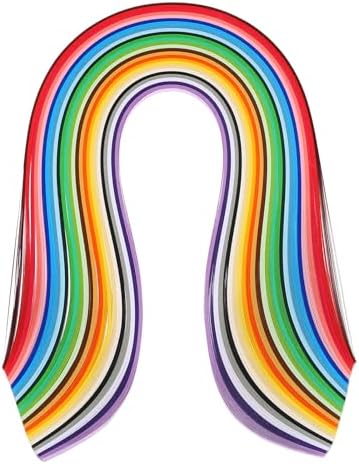 PATIKIL 520pcs Quilling Strips Paper 3/16"(5mm) 39cm Origami Paper Quilling Strip for Art DIY Hand Craft 26 Colors by PATIKIL