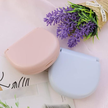 2-Pack Min Travel Sewing Kit - Portable DIY Supplies - Plastic Box - Beginner Friendly - Emergency Repair Kit with Threads, Scissors, Needles