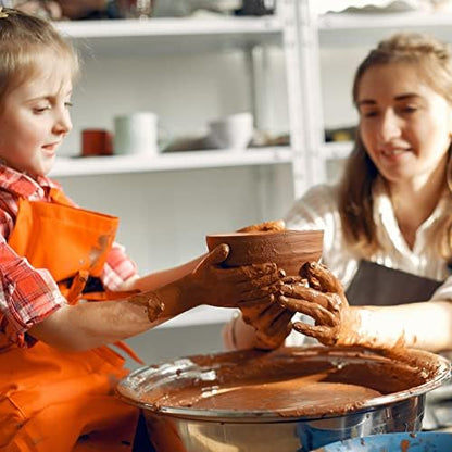 Deouss 5 lbs Low Fire Pottery Clay for Sculpting, Beginners, and Advance- Terra Cotta, Cone 06. Earthware Potters Throwing Clay. Ideal for Wheel Throwing, Hand Building, Firing and More - Image 6