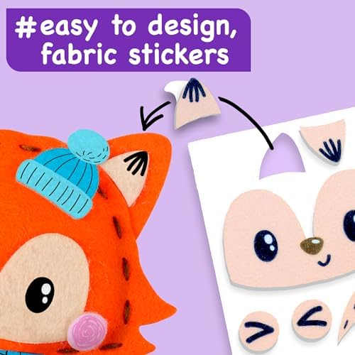 EZCRA Unicorn Sewing Kit for Kids Ages 4-8 - 8 Beginner Projects - Image 5