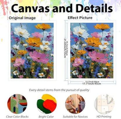 Paint by Numbers Kit for Adults, Adult Paint by Number Kits 16x20 Inch - Image 3
