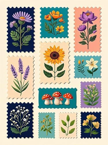 Flowers Diamond Art Kits for Adults, Diamond Art Painting Kits for Adults by croshom