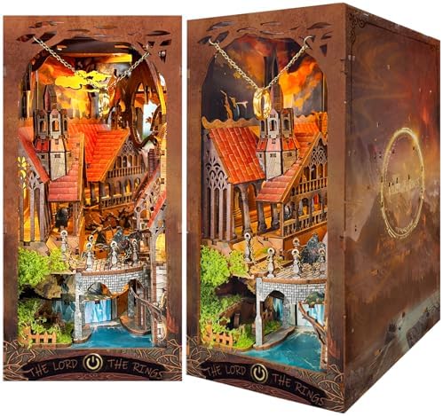 Spilay Book Nook Kit for Adults, Magic Miniature House Building Kit by SpilayDIYDollhouseMiniature