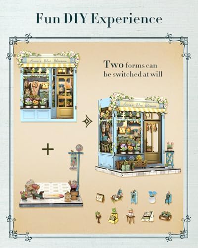 Cutefun Book Nook Kit - DIY Miniature Dollhouse Kit for Adults and Teens - Image 4