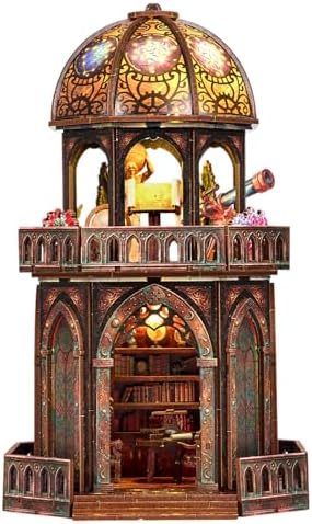 TOYQI Mini House Kit, DIY Miniature Dollhouse Book Nook Kits for Adult by TOYQI