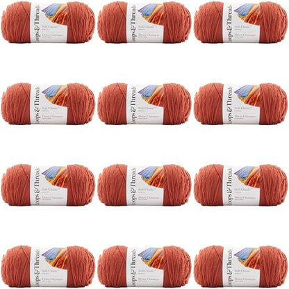MICHAELS Bulk 12 Pack: Soft Classic™ Solid Yarn by Loops & Threads® - Image 6