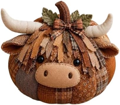 DIY Animal Pumpkin Sewing Kit - Autumn Fabric Animal Pumpkin Craft Set for Adults Beginners - Thanksgiving Handmade Fall Patchwork Craft Kit for Holiday Decor by Unknown