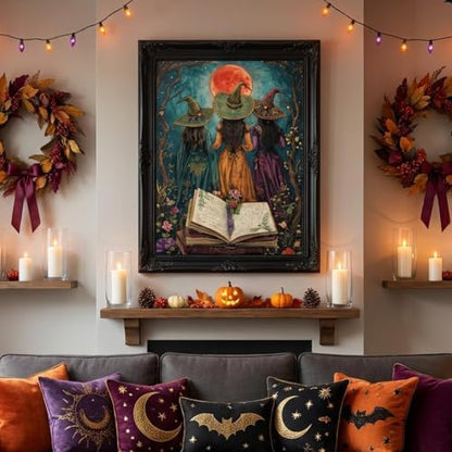 TCDZMYGS Halloween Stamped Cross Stitch Kits for Beginners,12x16in - Image 2