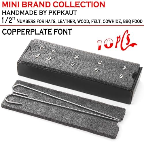 10Pcs 1/2" Custom Branding Iron for Wood, Leather Branding Stamp - Image 2