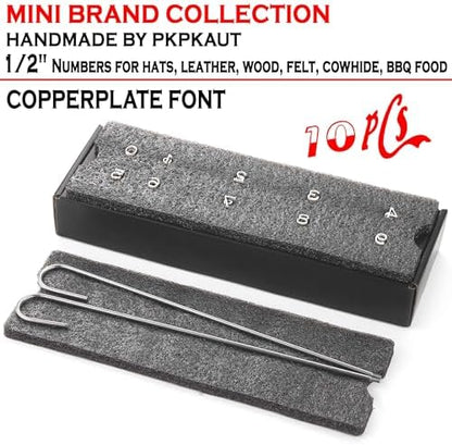 10Pcs 1/2" Custom Branding Iron for Wood, Leather Branding Stamp - Image 2