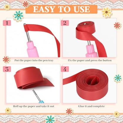 24Pcs Paper Quilling Tools Quilling Slotted Needle Tools Cricut Quilling Tool for Paper Flowers - Image 7