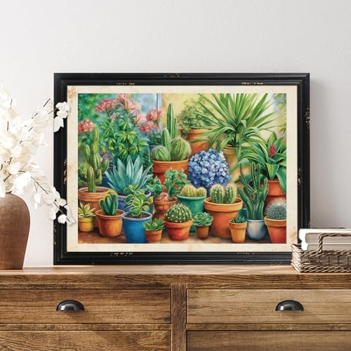 CRZMODE Plant Paint by Numbers Kit for Adults,Plant Paint by Numbers for Adults, Acrylic Painting Crafts for Home Decor Gift (16x20inch) - Image 2
