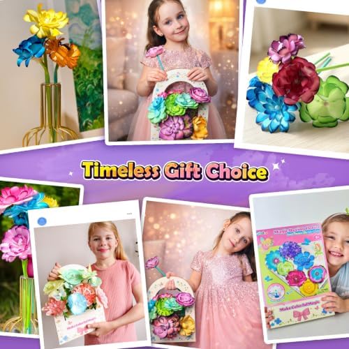 DIY Flower Craft Kits Magic Dyeing Florist Bouquet Maker Art Supplies Arts - Image 2