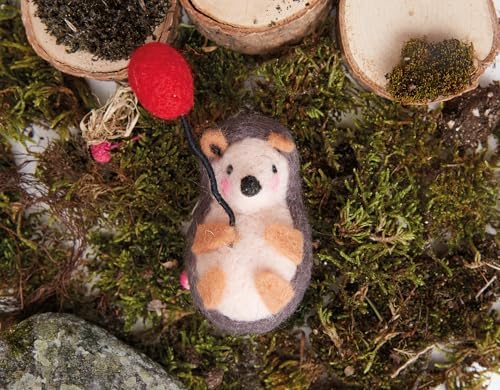 Simply Make Needle Felting Kit, Hedgehog, Needle Felting Kit with Felting Needles and Felting Wool, Ideal Needle Felting Kits for Beginners, Fun DIY Craft Kit - Image 4