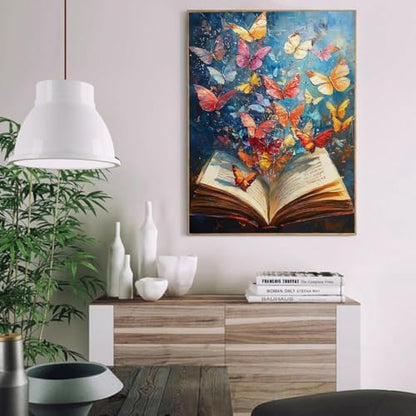 AIBOERL Paint by Numbers Kit for Adults Beginner,Butterfly Book, 12X16In - Image 5
