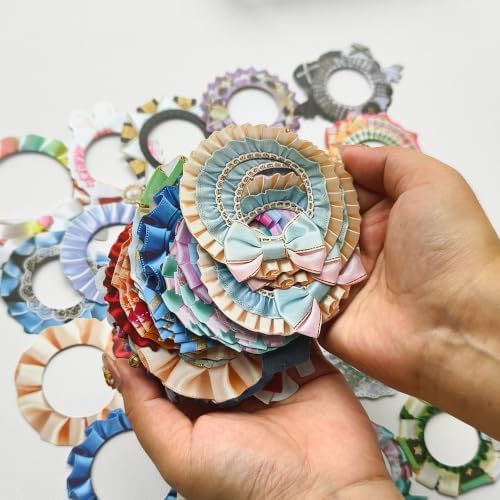 100 Pcs Fabric Aesthetic Scrapbook Stickers, Vintage Ribbon & Lace Style Waterproof Journaling Stickers, Repositionable Floral Stickers for Scrapbooking, Junk Journal, Planner,Water Bottles by JUNKJWBZ%7CPeelStickInspir