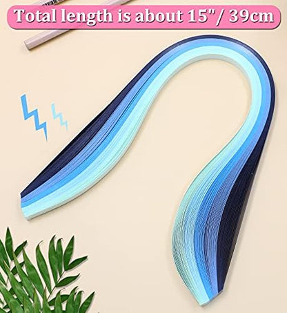 Zorfeter Multi-Color Quilling Paper Strips Kits, 7mm Width, 15" Length - Image 3