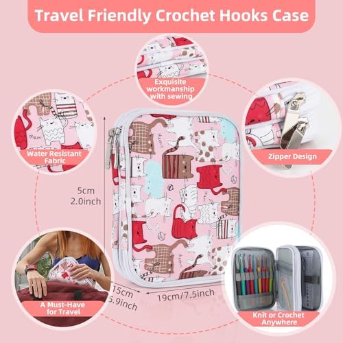 Katech Crochet Hooks Set with Yarn-Crochet Kit for Beginners-Ideal Gift - Image 4