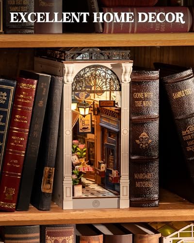 Rolife Book Nook Kit Snap-Fit 3D Wooden Puzzles DIY Miniature Kit Booknook - Image 3