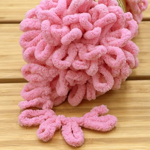 JubileeYarn Fun Finger Loops Yarn - Tickled Pink - 1 Skein - Image 3