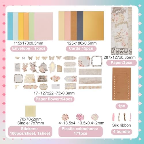 AHANDMAKER DIY Envelope & Card Making Kits for Adults, Handmade Greeting Card Sets Make Your Own Card Crafts for Teacher Appreciation Festival Mother's Day Christmas Birthday Classroom Exchange Gift - Image 2