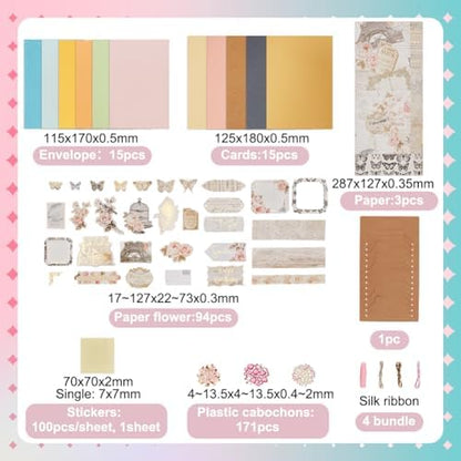 AHANDMAKER DIY Envelope & Card Making Kits for Adults, Handmade Greeting Card Sets Make Your Own Card Crafts for Teacher Appreciation Festival Mother's Day Christmas Birthday Classroom Exchange Gift - Image 2