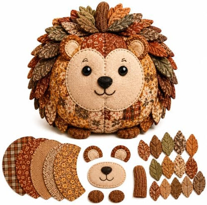 DIY Animal Pumpkin Sewing Kit, 12 Woodland Crafts for Adults (Hedgehog) by Unknown