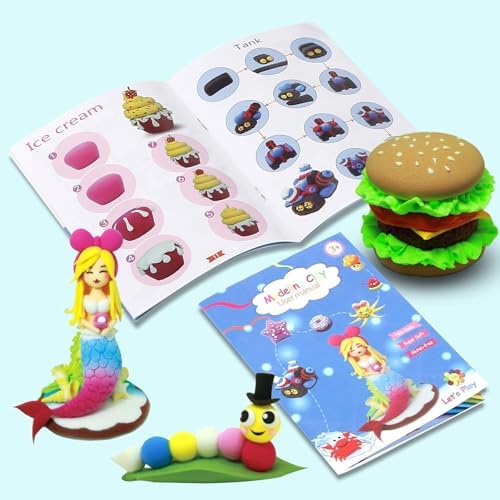 Air Dry Clay Kit for Kids – 50 Colors 15g Each, Non-Toxic Modeling Clay Set - Image 3