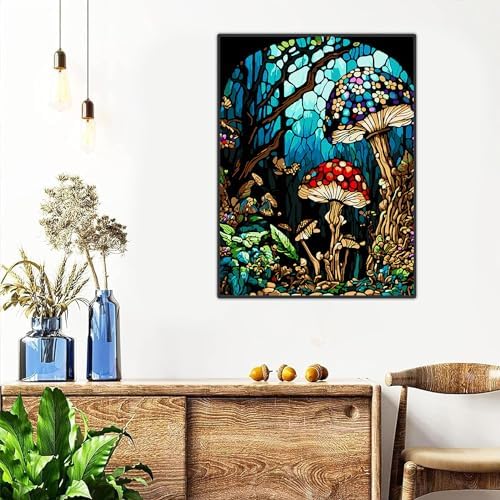 Meothan Framed Paint by Numbers Kits for Adults 12x16in with Wooden Easel - Image 6