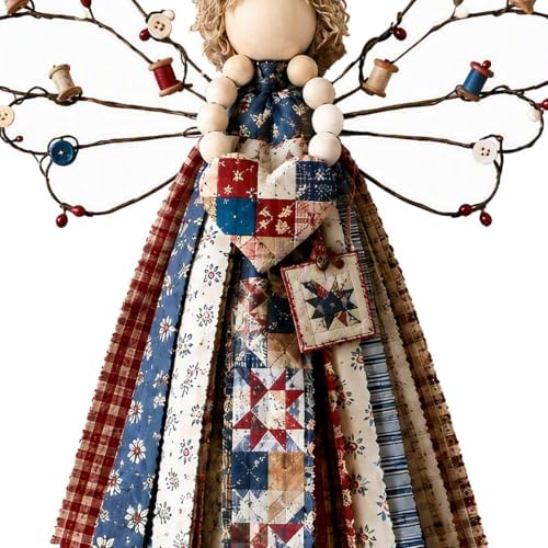 Angel Fabric Hanging DIY Kit Macrame Wall Weaving Craft for Adults - Image 5