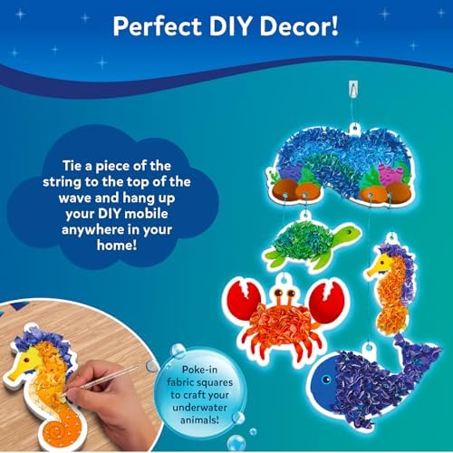 Skillmatics Poke-in Art – Underwater Animals, Wood Craft Kit, Gift for Kids - Image 4