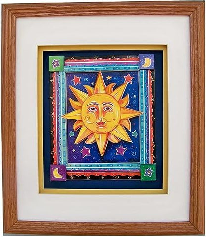 DSC Sun - Paper Tole 3D Decoupage Craft Kit Size 8x10 inches K8-1277 (The Additional Pictures Show Examples of This Craft Kit Assembled and Framed in a Shadow Box Frame) - Image 2