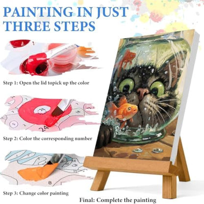 WUDWL Paint by Numbers Kit for Adults Beginner, with Framed - Image 6